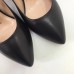 Gucci Sylvie Leather Pump 7cm Heel 475085 Black 2018