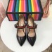 Gucci Sylvie Leather Pump 7cm Heel 475085 Black 2018