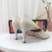 Gucci Sylvie Leather Pump 7cm Heel 475085 White 2018