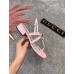 Gucci Patent Leather Sandal with Bee ‎524624 Pink 2018