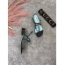 Gucci Patent Leather Sandal with Bee ‎524624 Black 2018