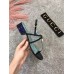 Gucci Patent Leather Sandal with Bee ‎524624 Black 2018