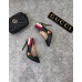 Gucci Leather Web Slingback Pump 105mm Heel 525942 Black 2018