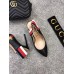 Gucci Leather Web Slingback Pump 105mm Heel 525942 Black 2018