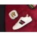 Gucci Ace Sneaker With Removable Embroidered Tiger Head ‎477102 White 2017