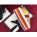 Gucci Metallic Gold Leather Rainbow Platform Sneaker 474538 2017