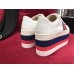 Gucci Leather Platform Web Stripe Sneaker White 475649 2017