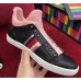 Gucci Leather And Lace High Top Sneaker 481149 Black 2017