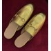 Gucci Princetown Leather Horsebit Detail Slipper 423513 Gold 2017