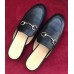 Gucci Princetown Leather Horsebit Detail Slipper 423513 Black 2017