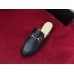 Gucci Princetown Leather Horsebit Detail Slipper 423513 Black 2017