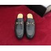 Gucci Princetown Leather Horsebit Detail Slipper 423513 Black 2017