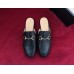 Gucci Princetown Leather Horsebit Detail Slipper 423513 Black 2017