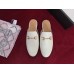 Gucci Princetown Leather Horsebit Detail Slipper 423513 White 2017