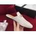 Gucci Princetown Leather Horsebit Detail Slipper 423513 White 2017