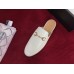 Gucci Princetown Leather Horsebit Detail Slipper 423513 White 2017