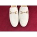 Gucci Princetown Leather Horsebit Detail Slipper 423513 White 2017