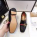 Gucci Leather Double G mid-heel loafer shoes Black(Y30-721703)