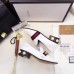 Gucci Leather Double G mid-heel preal loafer shoes White(Y30-721706)