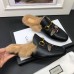 gucci men's Princetown  leather slipper with bees