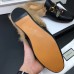 gucci men's Princetown  leather slipper with bees