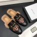 gucci men's Princetown slipper with Angry Cat appliqué 478285