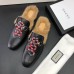 gucci men's Princetown slipper with snake