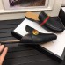 Gucci Pincetown Double G Calfskin Web Strap Men's Slipper 469891 Black 2017