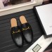 Gucci Horsebit Detail Leather Men's Slipper 426219 Black 2017