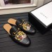 Gucci Pricetown Horsebit Detail Embroidered Tiger Head Men's Slipper 457135 Black 2017