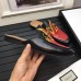 Gucci Pricetown Horsebit Detail Fire Print Men's Slipper Black 2017