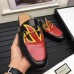 Gucci Pricetown Horsebit Detail Fire Print Men's Slipper Black 2017