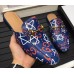 Gucci Ghost Princetown Horsebit Detail Men's Slipper 426219 Blue 2017