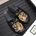 Gucci Horsebit Detail Round Toe Embroidered Tiger Head Slipper Black 2017