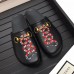 Gucci Horsebit Detail Round Toe Embroidered Snake Slipper Black 2017