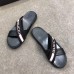 Gucci Men's Crossover Slide Sandals Stripe Black 2019