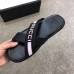 Gucci Men's Crossover Slide Sandals Stripe Black 2019