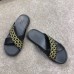 Gucci Men's Crossover Slide Sandals Yellow G Logo 2019