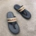 Gucci Men's Thong Sandals Stripe Beige 2019