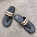 Gucci Men's Thong Sandals Stripe Beige 2019