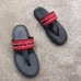 Gucci Men's Thong Sandals Stripe Red 2019