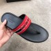 Gucci Men's Thong Sandals Stripe Red 2019