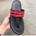 Gucci Men's Thong Sandals Stripe Red 2019