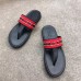 Gucci Men's Thong Sandals Stripe Red 2019