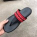 Gucci Men's Thong Sandals Stripe Red 2019