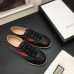 Gucci Leather Low-top For Men Sneaker With Web 483266 Black 2017