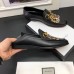 Gucci Leather Men's Loafer With Embroidered Tiger Black