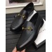 Gucci Leather Horsebit  Men's Loafer Black