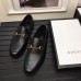 Gucci Leather Horsebit  Men's Loafer Black