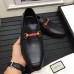 Gucci Leather Horsebit Men's Loafer Web Details Black